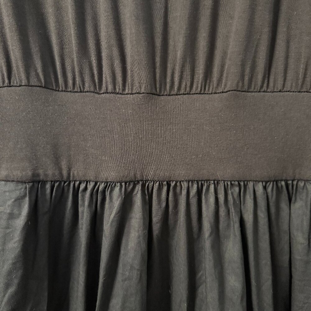 Long Swingy Black Sleeveless Dress - L - LOFT